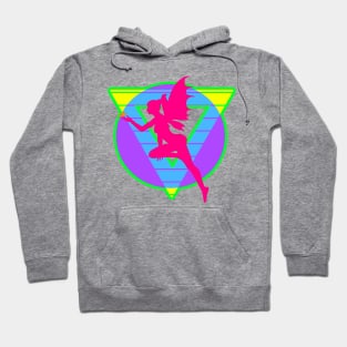 1980s Nostalgia Fairy Graphic Hoodie